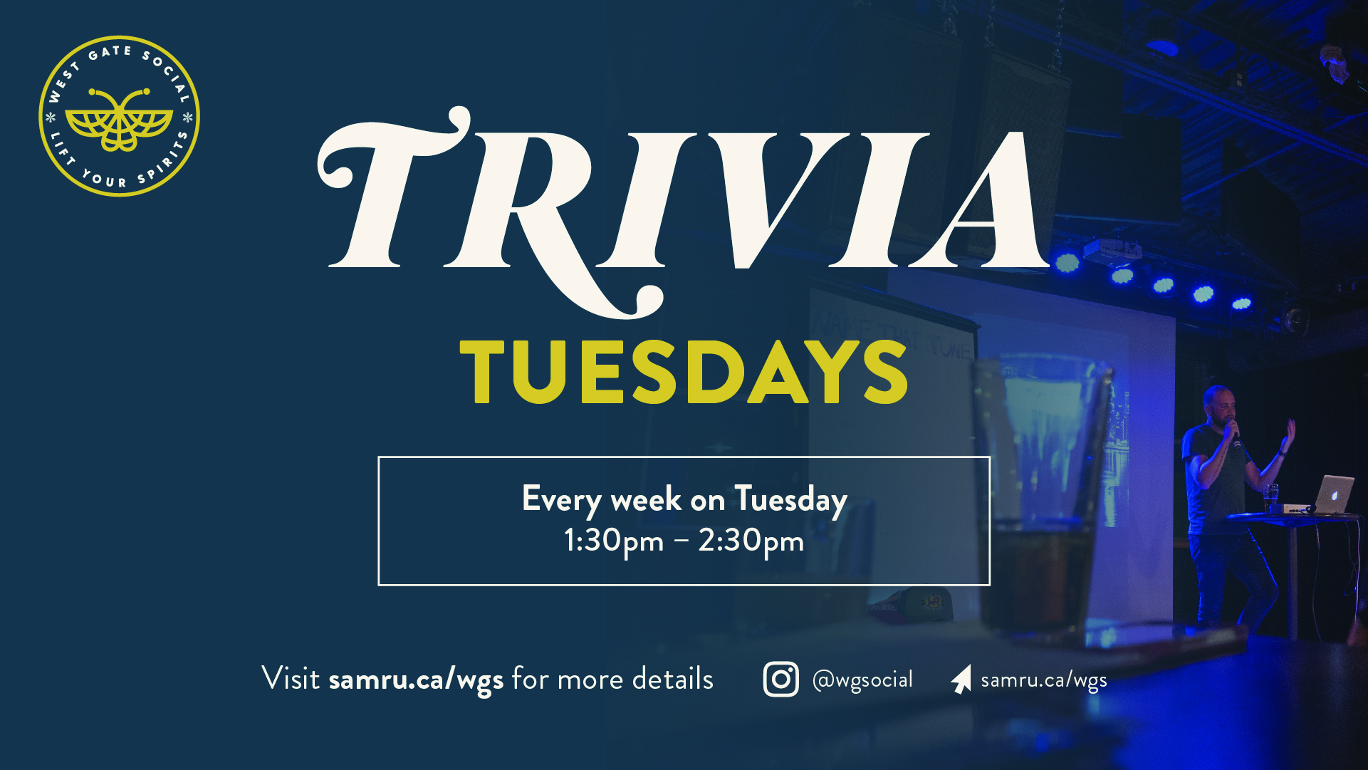 Trivia Tuesday calendar graphic