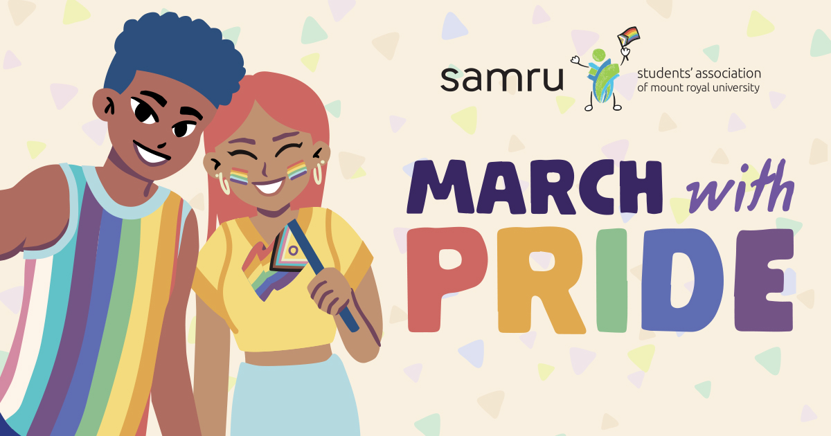 Walk with SAMRU in the Pride Parade.