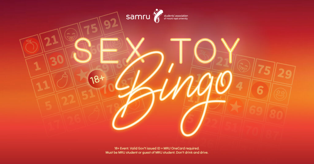 Sex Toy Bingo Calendar Event Graphic