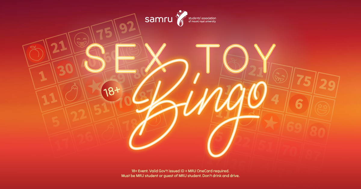 Sex Toy Bingo Calendar Event Graphic