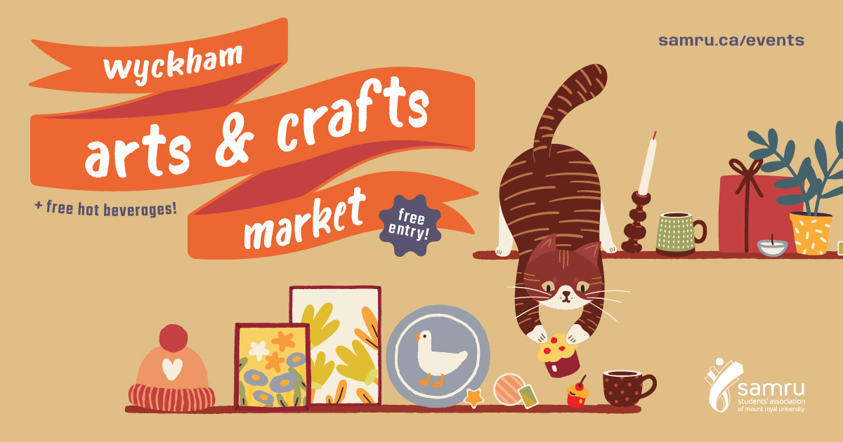 Wyckham Arts and Crafts Market Calendar Events Graphic