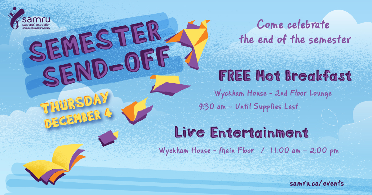 Semester Send Off Calendar Event Image