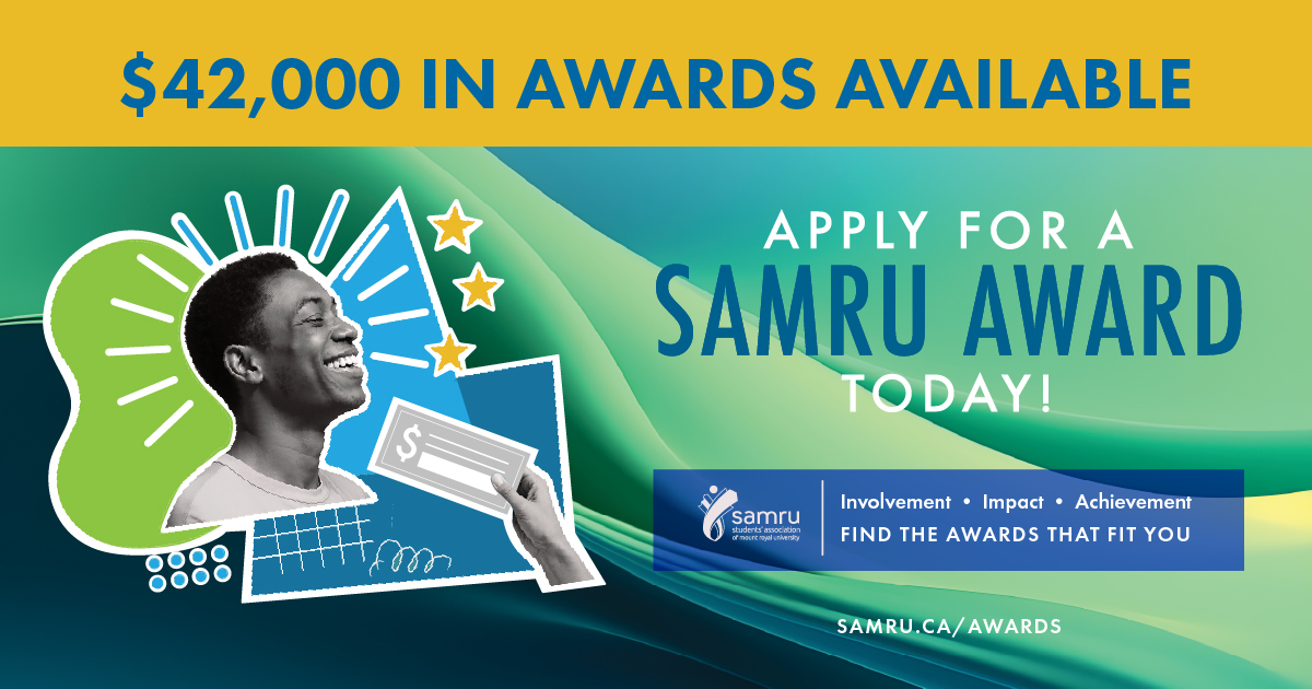 Samru Awards Deadline Calendar Event Graphic