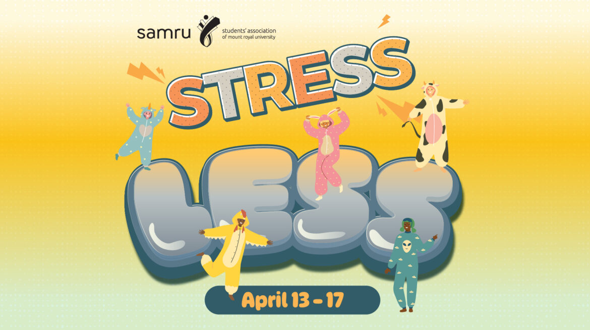 Stress Less Winter 2026 Calendar Event Graphic