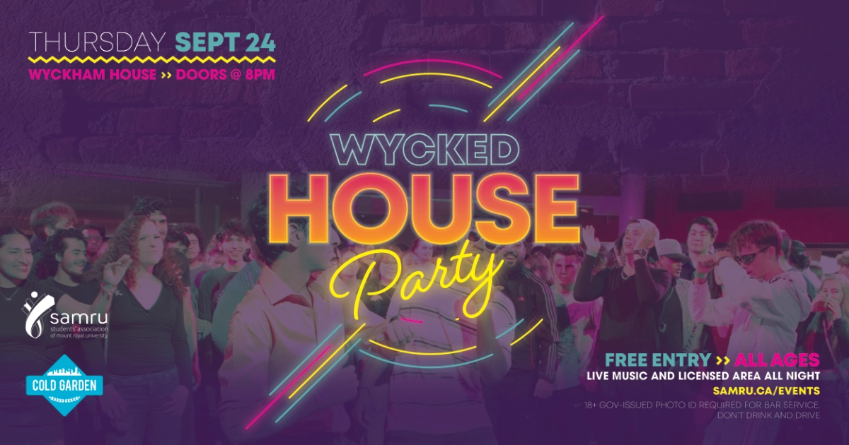 Wycked House Party Calendar Event Grpahic
