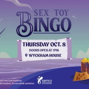 Sex Toy Bingo Calendar Event Graphic