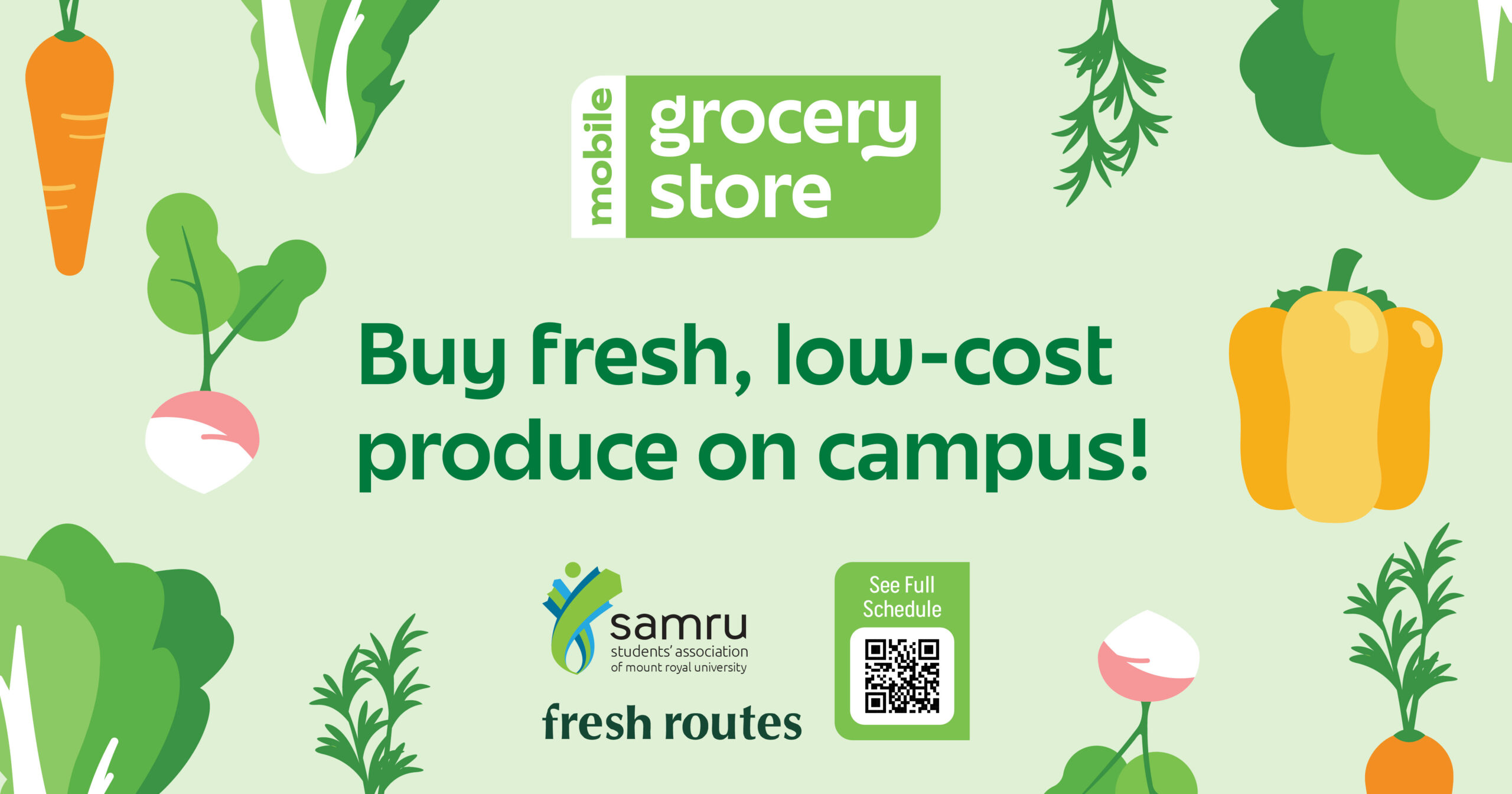 Mobile Grocery Store Calendar Event Graphic